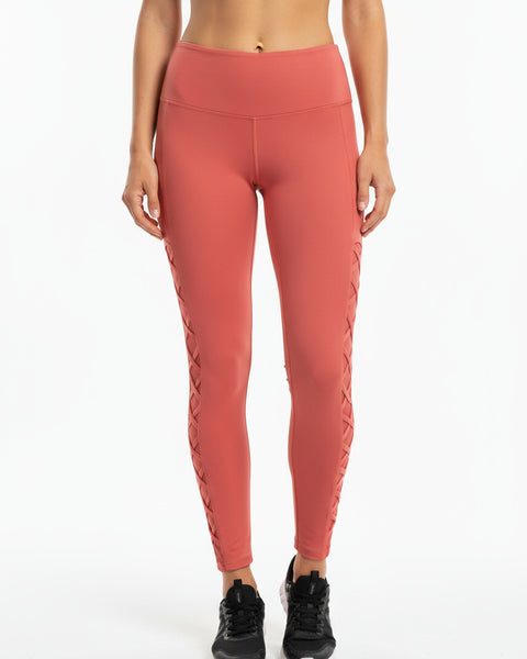 "KC" Coral Leggings: Small