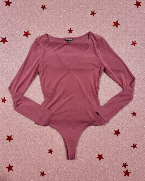 “KC” Gianni Bini Brick Red Bodysuit:SM