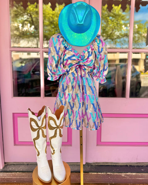 Colby Confetti Babydoll Dress