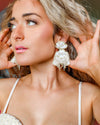 Bridal Rhinestone Cowgirl Earrings - The Lace Cactus