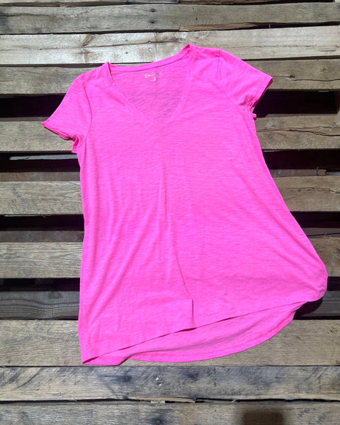 "KC" Pink Short Sleeve Top (Lilly Pulitzer) Size: S