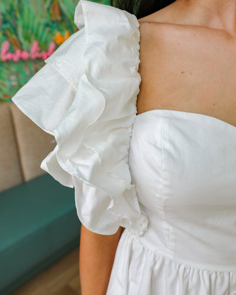 Little Off-White Romper - The Lace Cactus