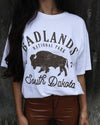 White “Badlands” Graphic Tee - The Lace Cactus