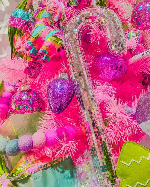 Disco Candy Cane - The Lace Cactus