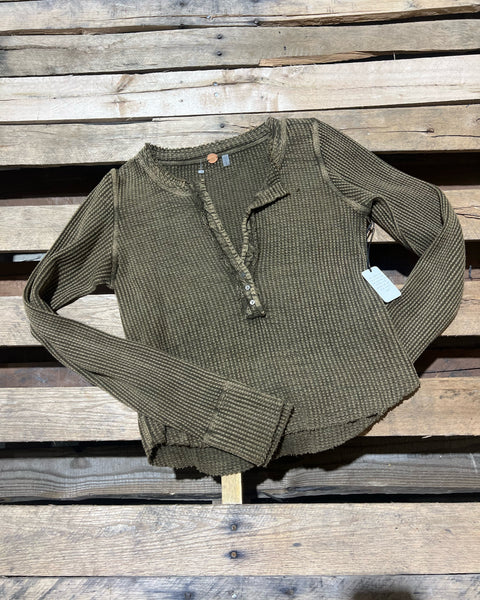 "KC" Army Green Colt Thermal Top (FP One) Size: XS