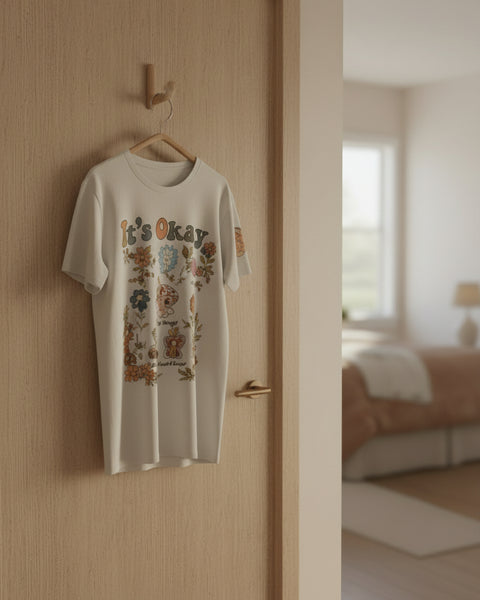 "KC" "It's Ok To..." Graphic Tee: Large