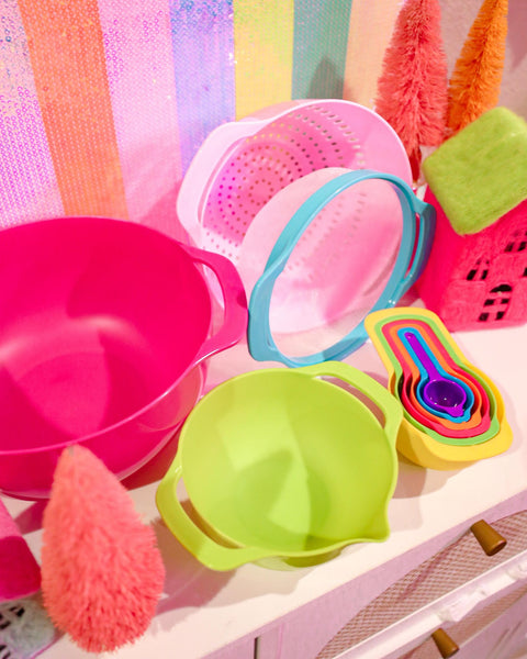 #10 10 Piece Colorful Mixing Bowl Set - The Lace Cactus