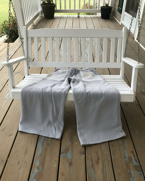 "KC" Bucket List Gray Wide Leg Pants