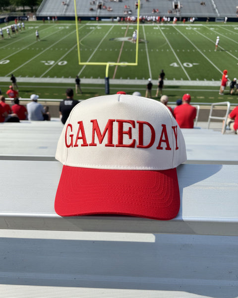 Red " GAMEDAY" Trucker Hat