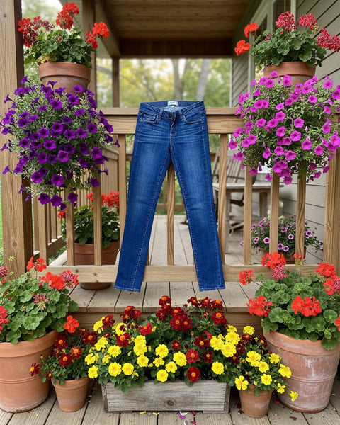 "KC" Paige Nondistressed Skinny Jeans: Size 25