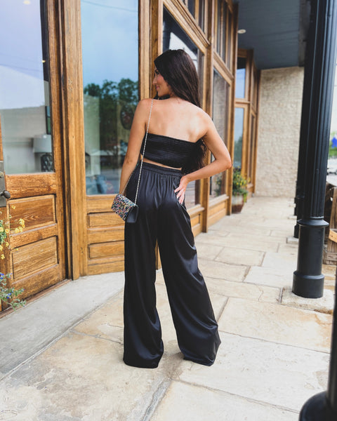 Bess Black 2 Piece Set - The Lace Cactus