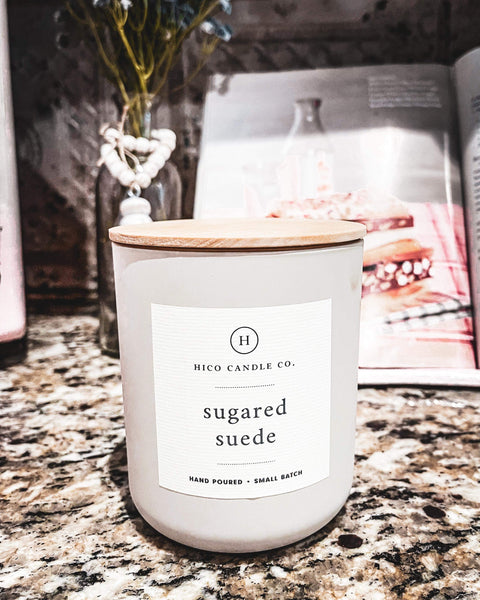 *PRE-ORDER Hico Candle Co. Sugared Suede - The Lace Cactus