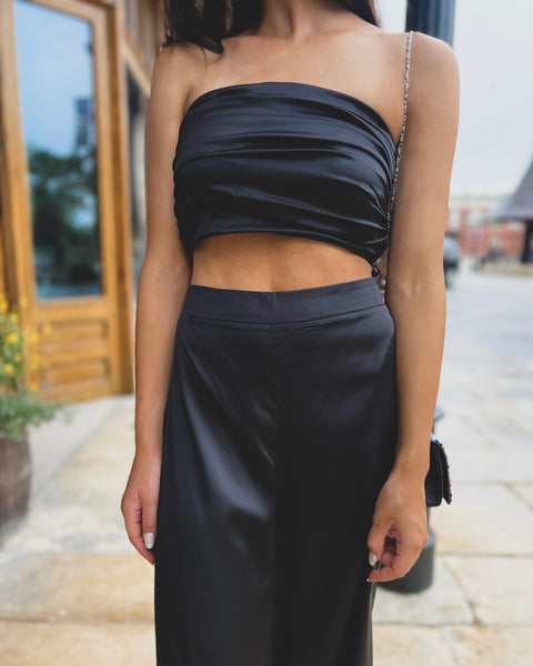 Bess Black 2 Piece Set - The Lace Cactus