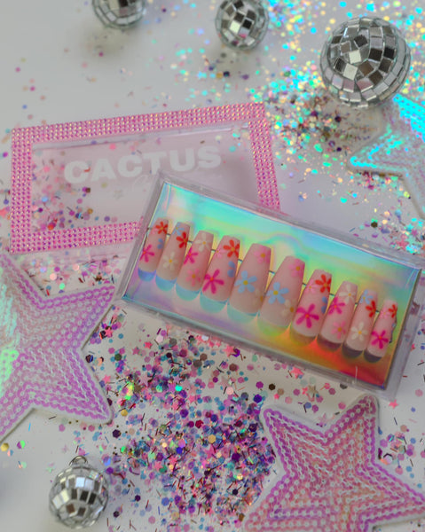 #54 Malibu Barbie Nails - The Lace Cactus