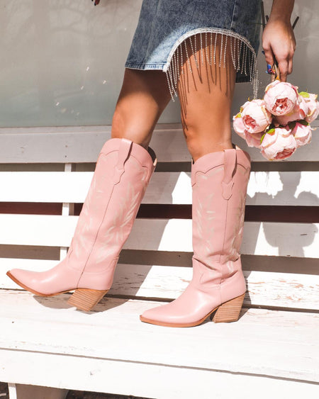 Stivali Texani Maui Pink Boots