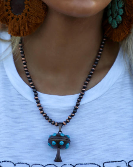 Kingston Turquoise Stone Necklace