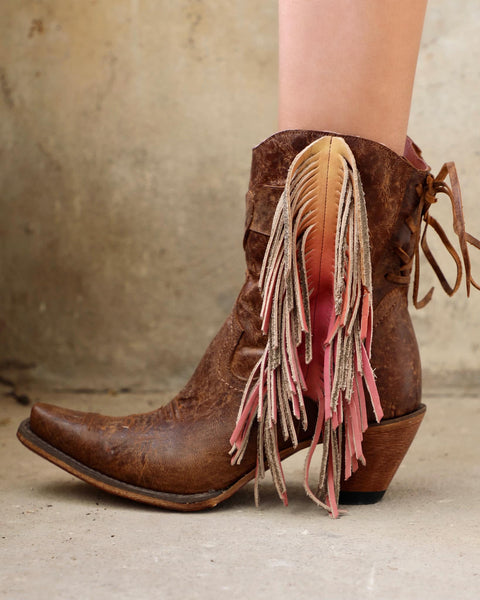 Junk Gypsy Spirit Animal Shortie Boots - The Lace Cactus