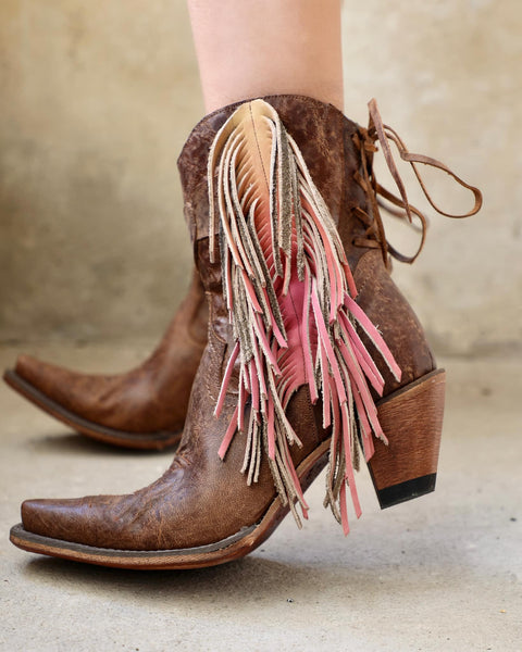 Junk Gypsy Spirit Animal Shortie Boots - The Lace Cactus