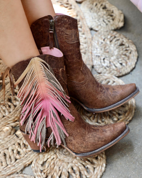 Junk Gypsy Spirit Animal Shortie Boots - The Lace Cactus