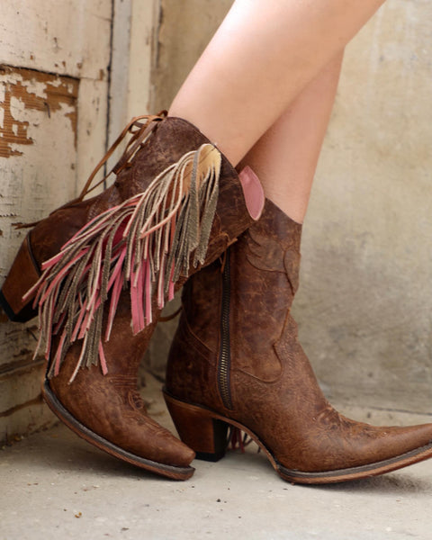 Junk Gypsy Spirit Animal Shortie Boots - The Lace Cactus