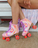 Swirl Multicolored Skates - The Lace Cactus