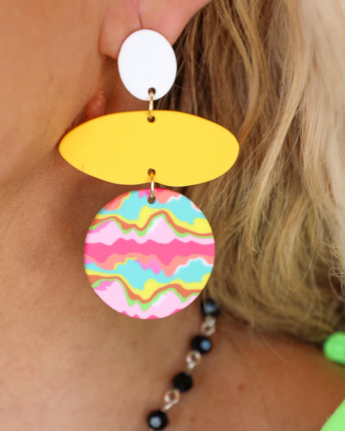Tandy Multicolor Drop Earrings - The Lace Cactus