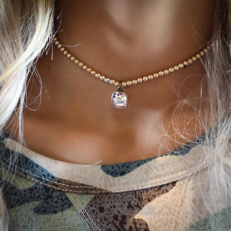 Simone Gold  Heart Necklace