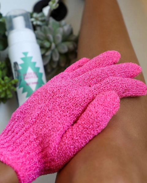 Desert Bronze Exfoliator Mitts - The Lace Cactus