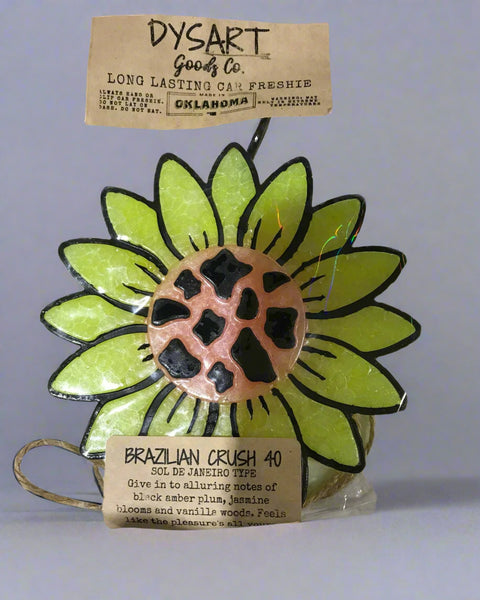 Cow Print Sunflower Freshies