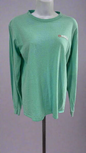 "KC" Aqua Magellan Long Sleeve Tee: Small