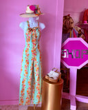 Sage Floral Jumpsuit