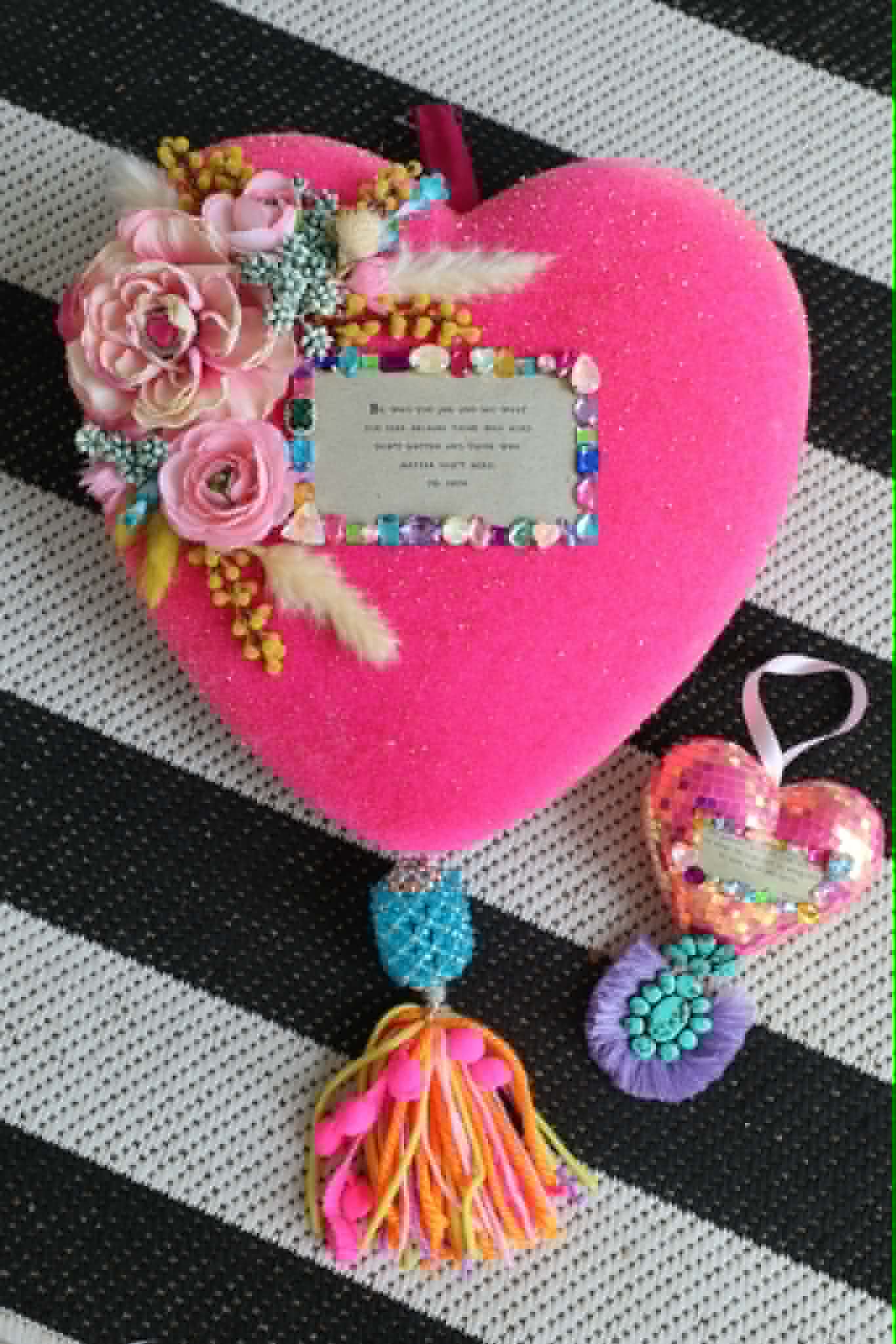 Custom "BE WHO YOU ARE" Pink Heart