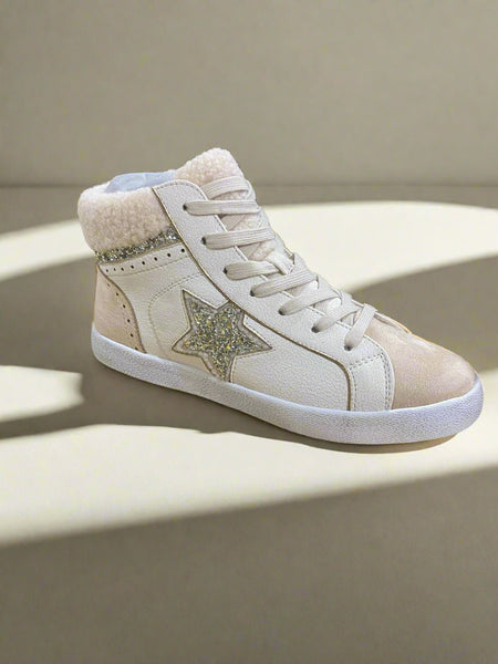 Lyssa Cream High Top Sneaker