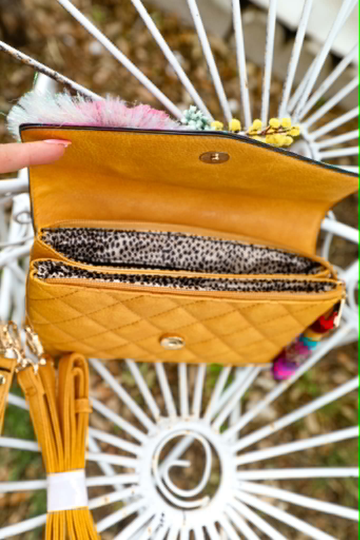 Custom Made gold clutch