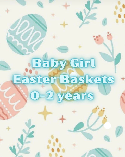 BABY GIRL EASTER Basket 0-2yrs - The Lace Cactus