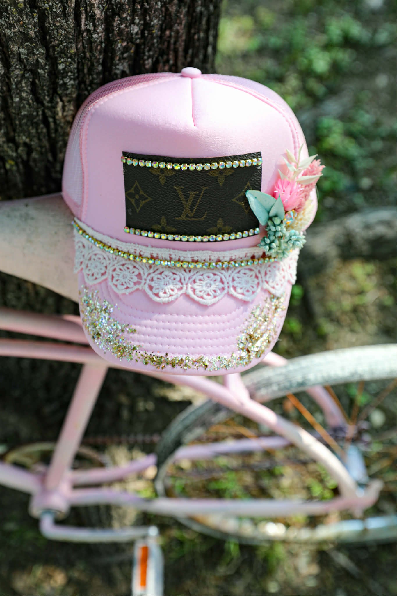 Custom Made "LV" Trucker Hat