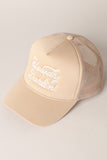 Beige Howdy Darlin' Trucker Cap