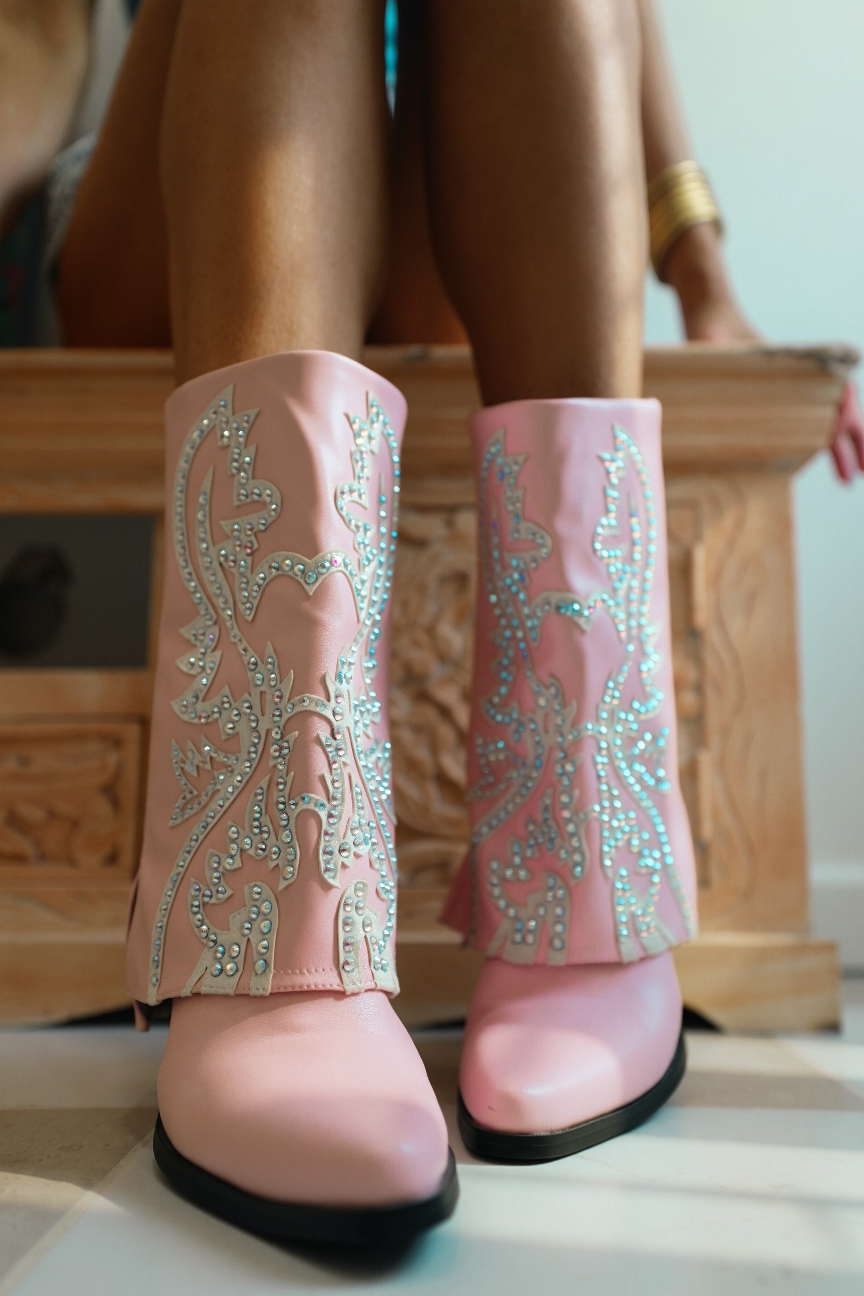 Kelsey's Pink Dream Boots