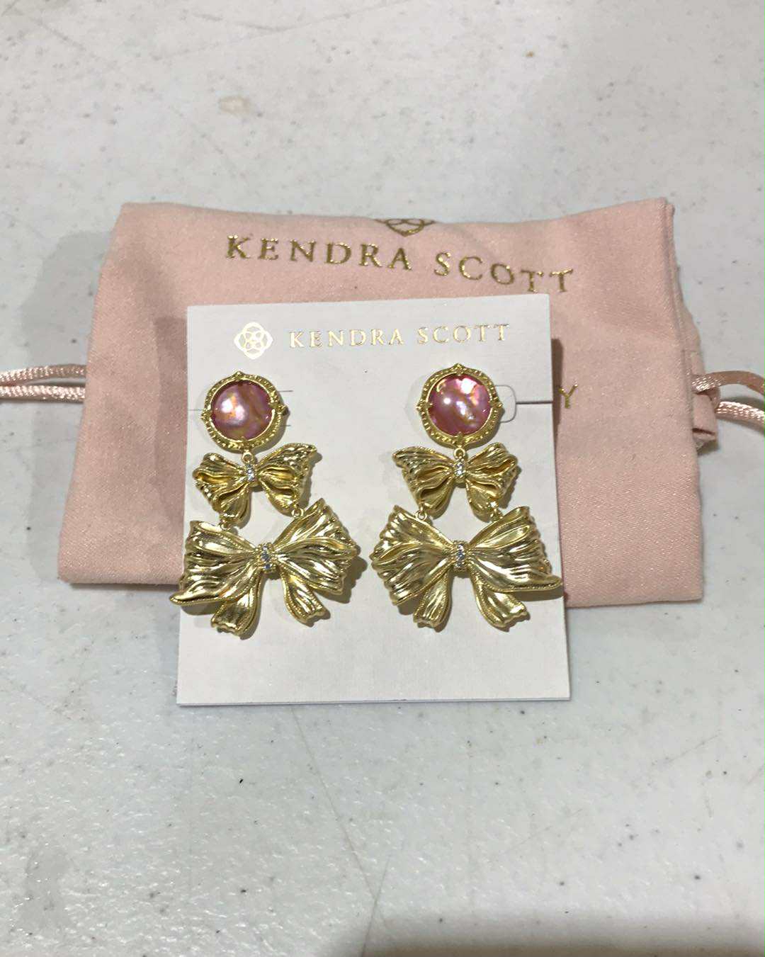 "KC" Kendra Scott Bow Earrings