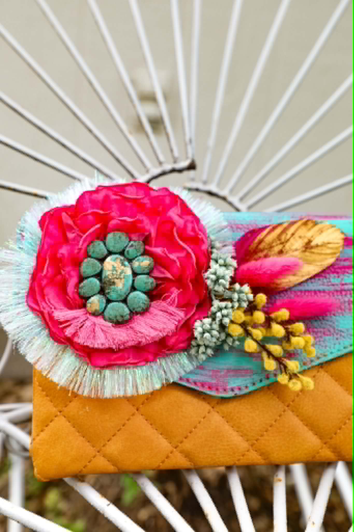Custom Made gold clutch