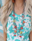 The Rio Western Squash Blossom Necklace - The Lace Cactus