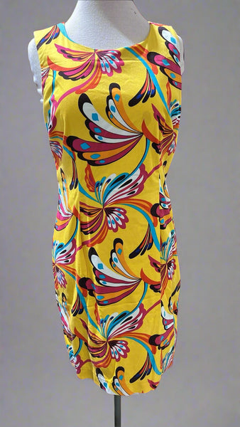 "KC" J.W. TRECI Yellow Pink Swirl: Size 10