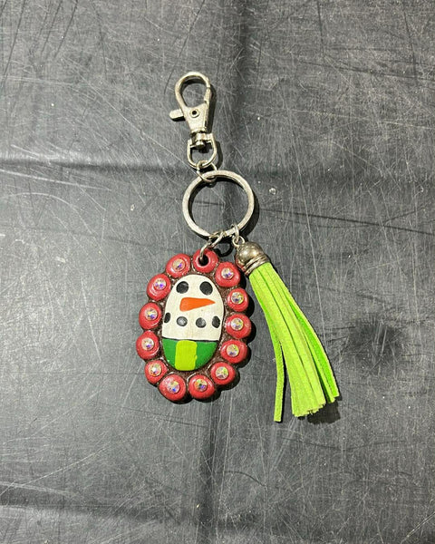 Custom Snowman Keychain