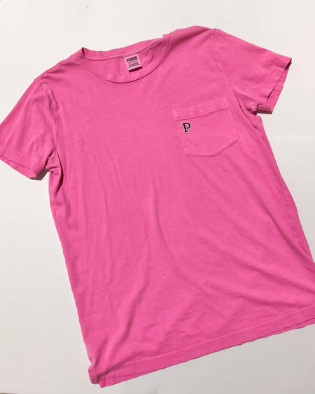 "KC" Pink Adidas Crop Tee: SM