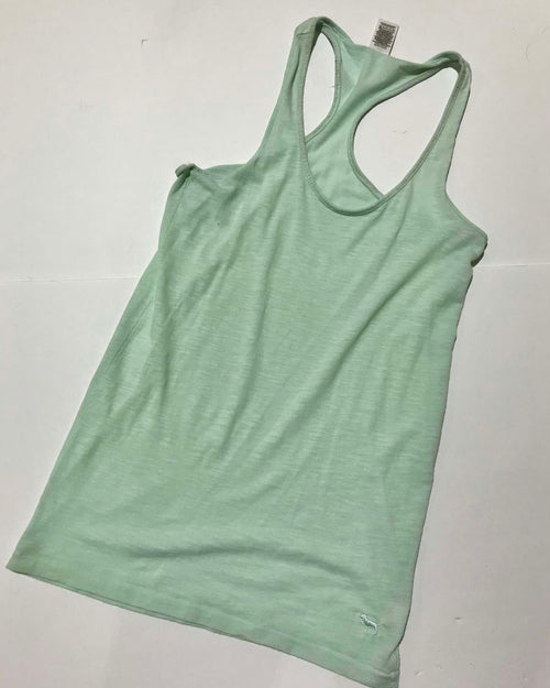 "KC" VS PINK Mint Racer Back Tank Top:SM