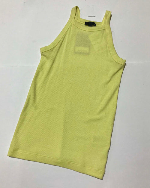 "KC" ATM Banana Yellow Tank Top NWT: XS