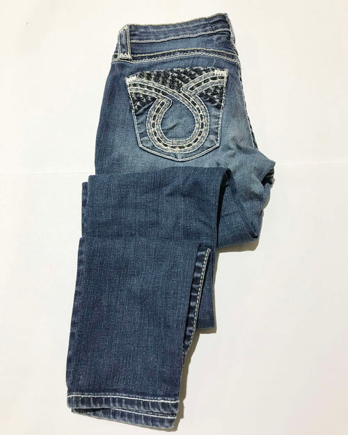 "KC"Big Star Heavily Embroidered Jeans Size: 26