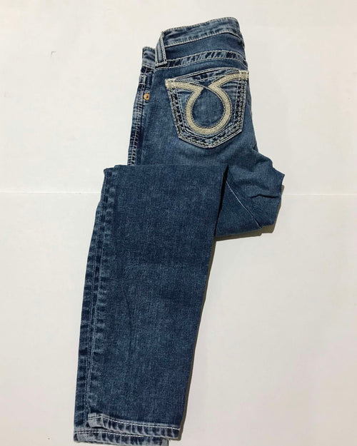 "KC"Big Star Simple Embroidered Jeans Size: 25