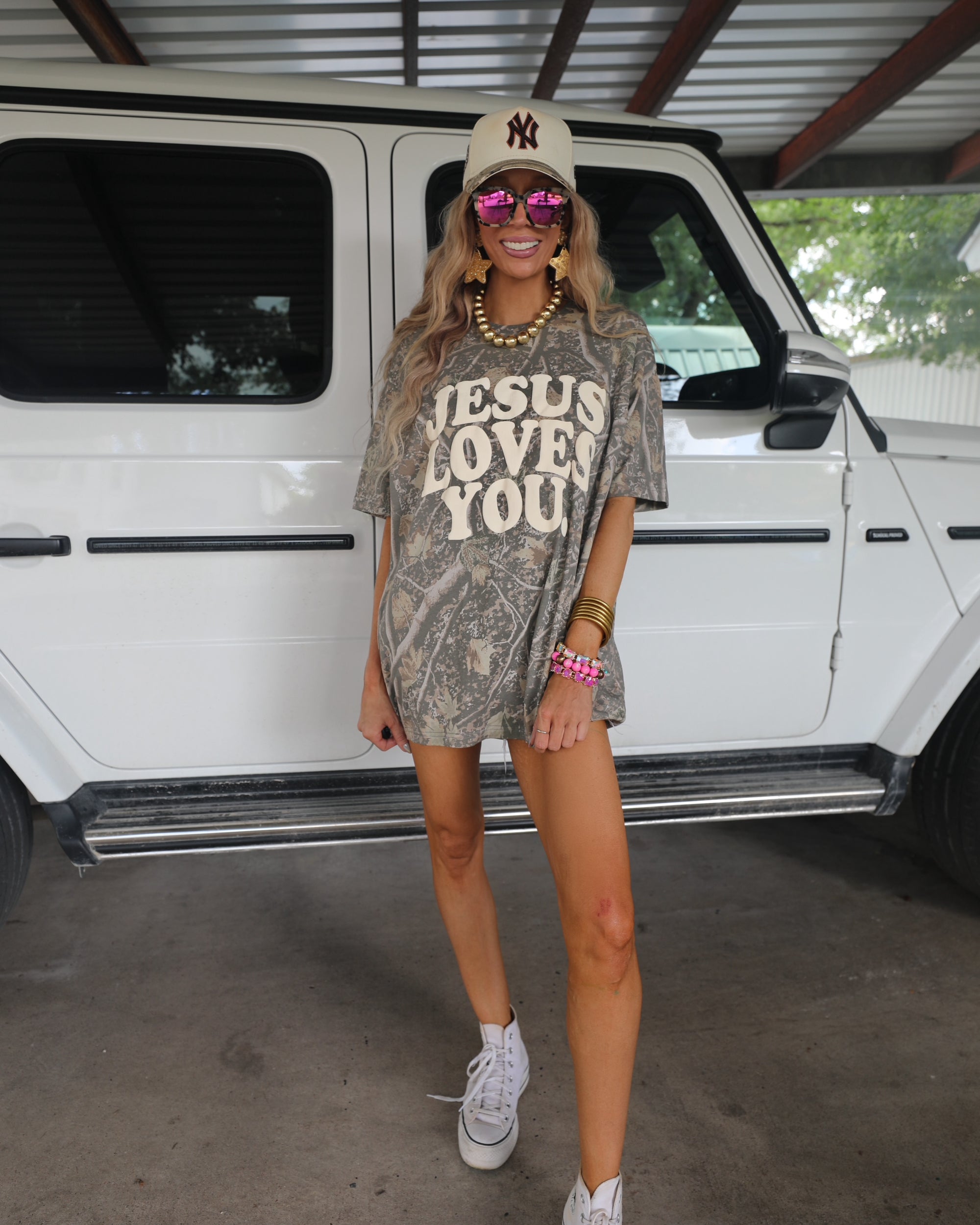 Jesus Loves You Camo Tee