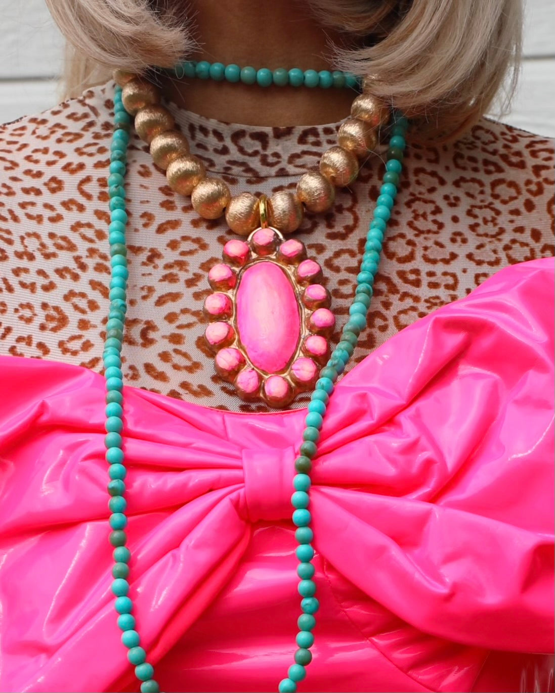 The Mia Handmade Clay Necklace